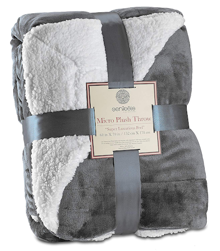 Micro-Fleece Plush Throw Blanket - Best Gifts for College Students